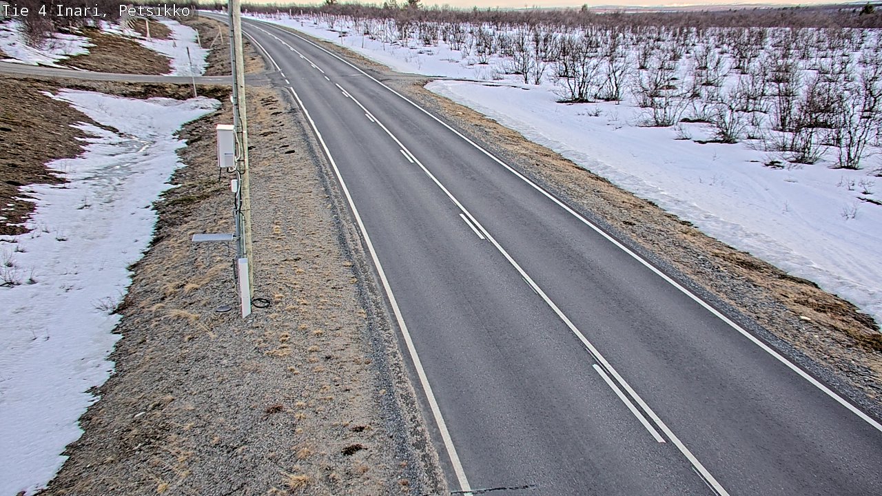 Weather Camera Image Väg 4 Enare, Petsikko, Inari, Lappi