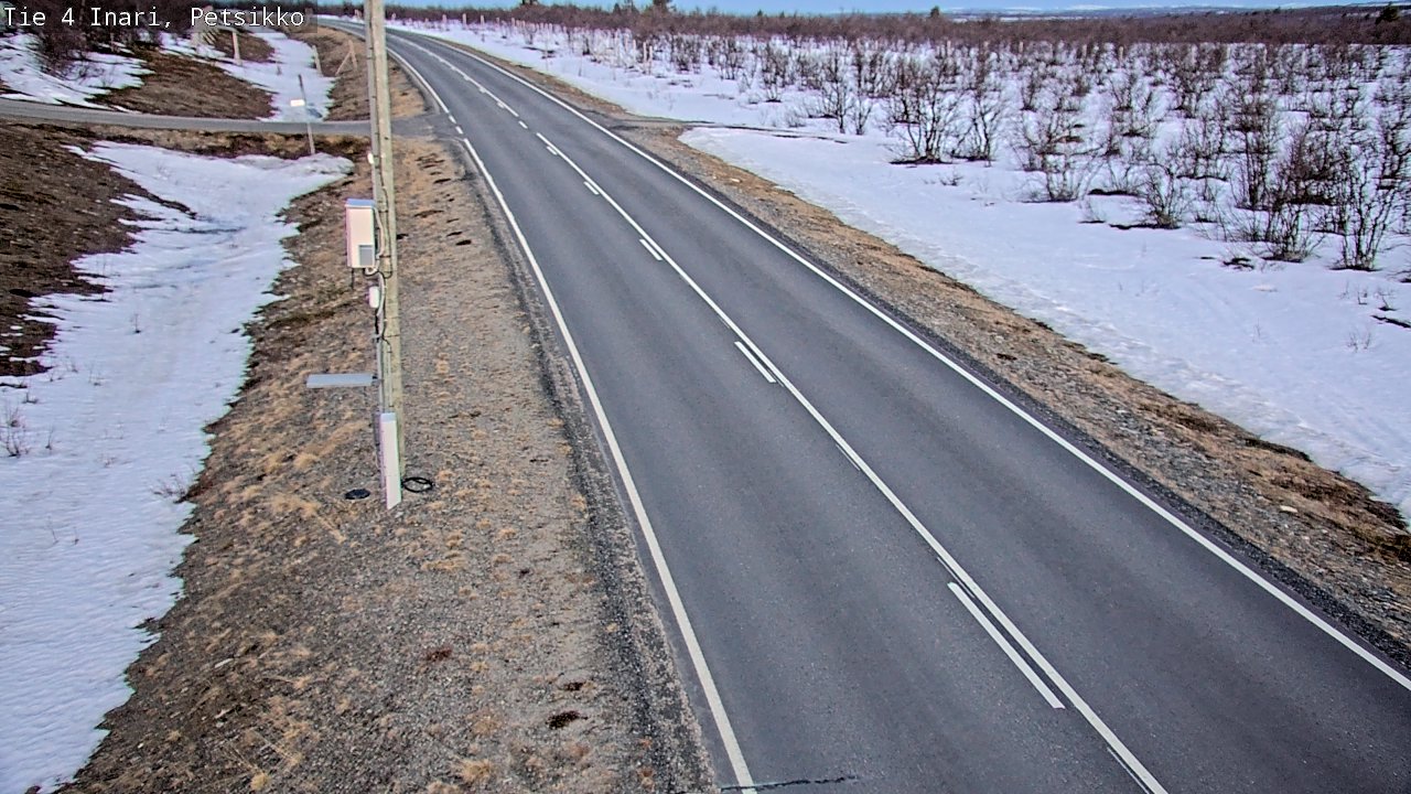 Weather Camera Image Road 4 Inari, Petsikko, Inari, Lappi
