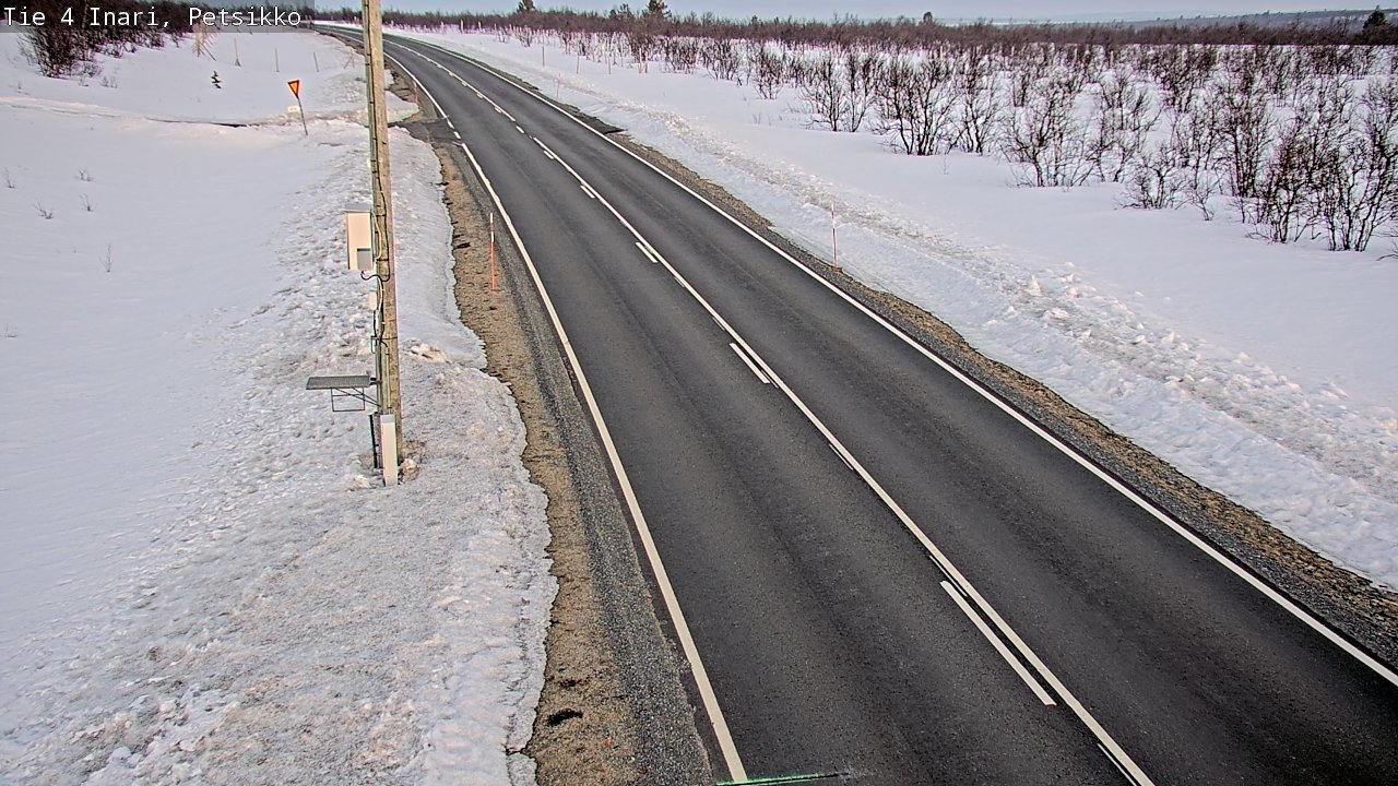 Kelikamerat Kuva Tie 4 Inari, Petsikko, Inari, Lappi