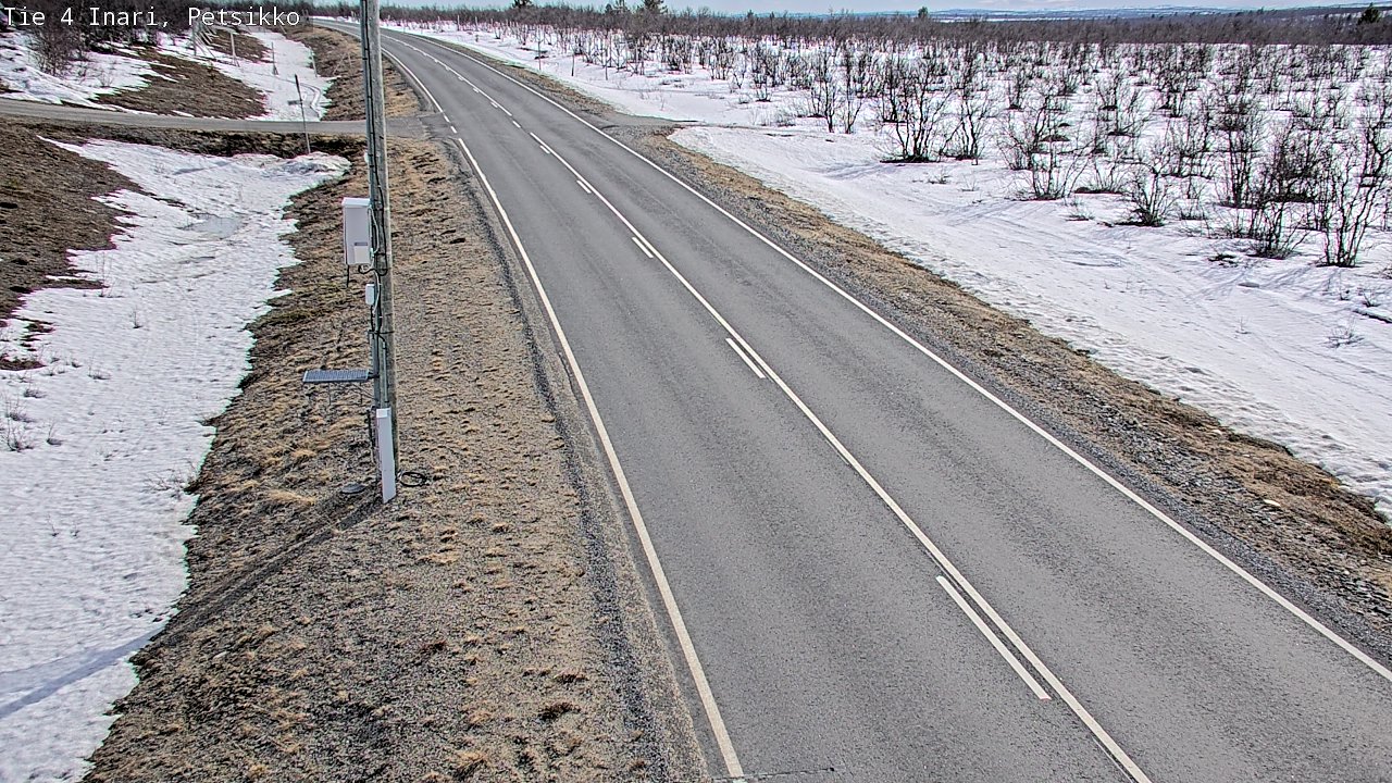 Weather Camera Image Väg 4 Enare, Petsikko, Inari, Lappi