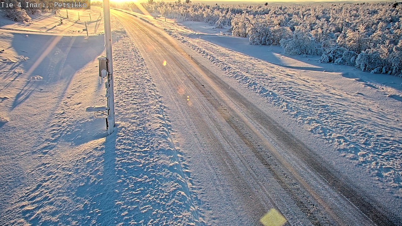 Kelikamerat Kuva Tie 4 Inari, Petsikko, Inari, Lappi