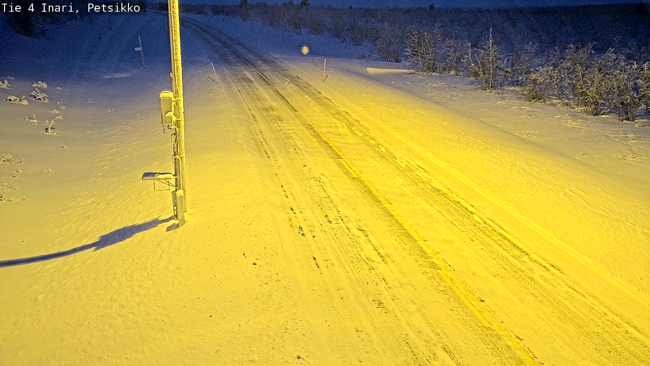 Kelikamerat Kuva Tie 4 Inari, Petsikko, Inari, Lappi