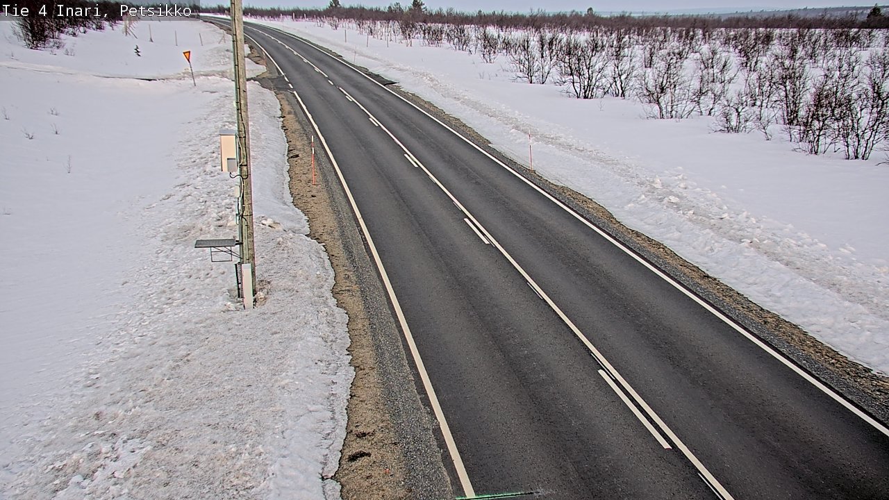 Weather Camera Image Road 4 Inari, Petsikko, Inari, Lappi