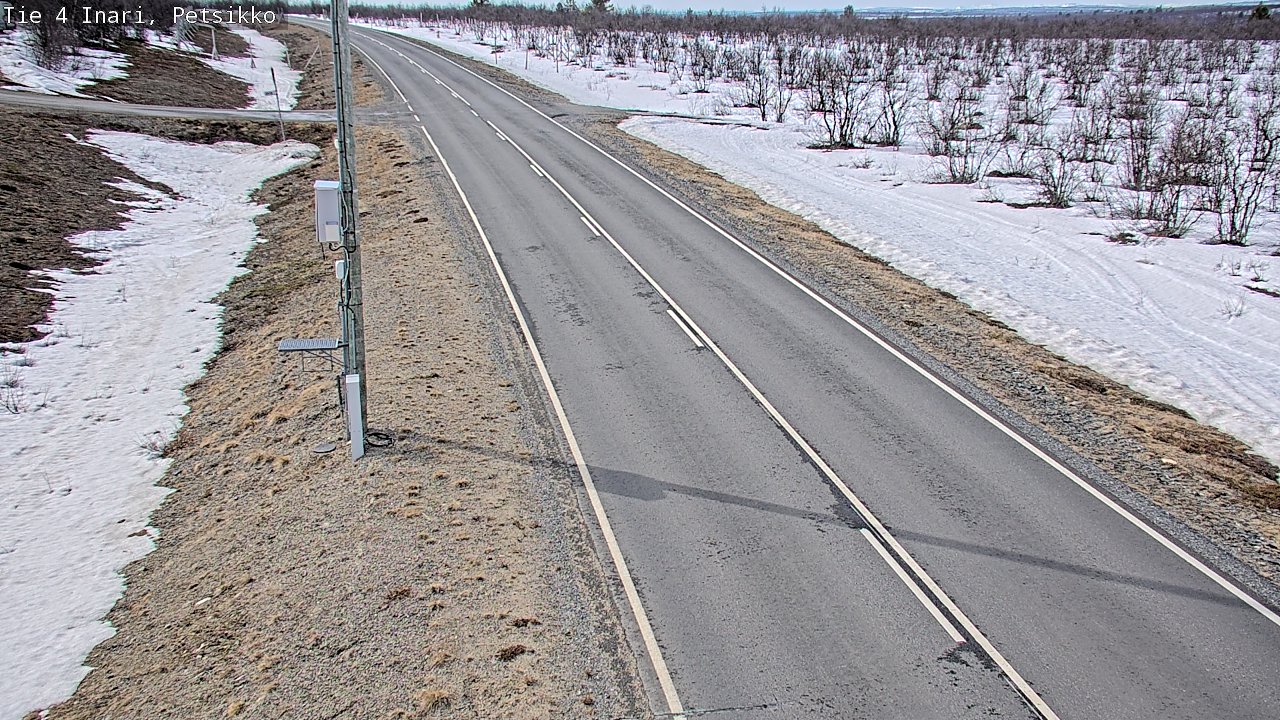 Weather Camera Image Road 4 Inari, Petsikko, Inari, Lappi