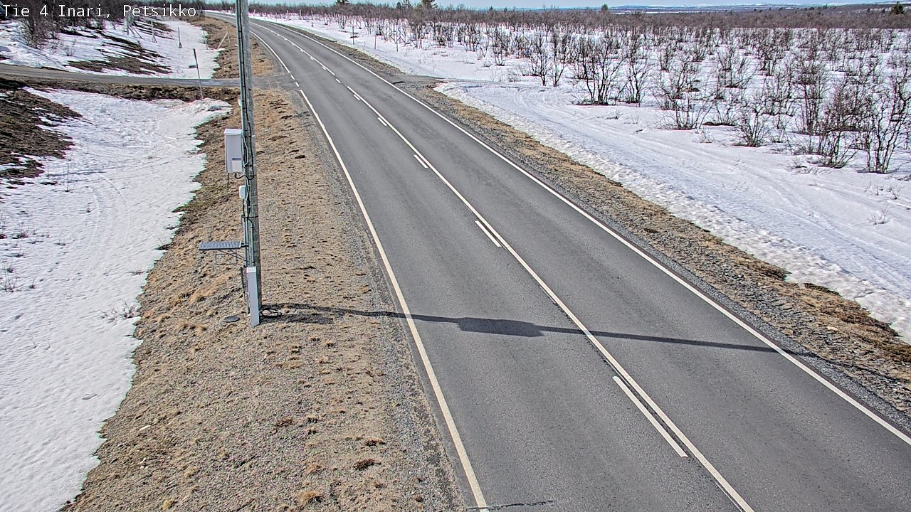 Weather Camera Image Väg 4 Enare, Petsikko, Inari, Lappi