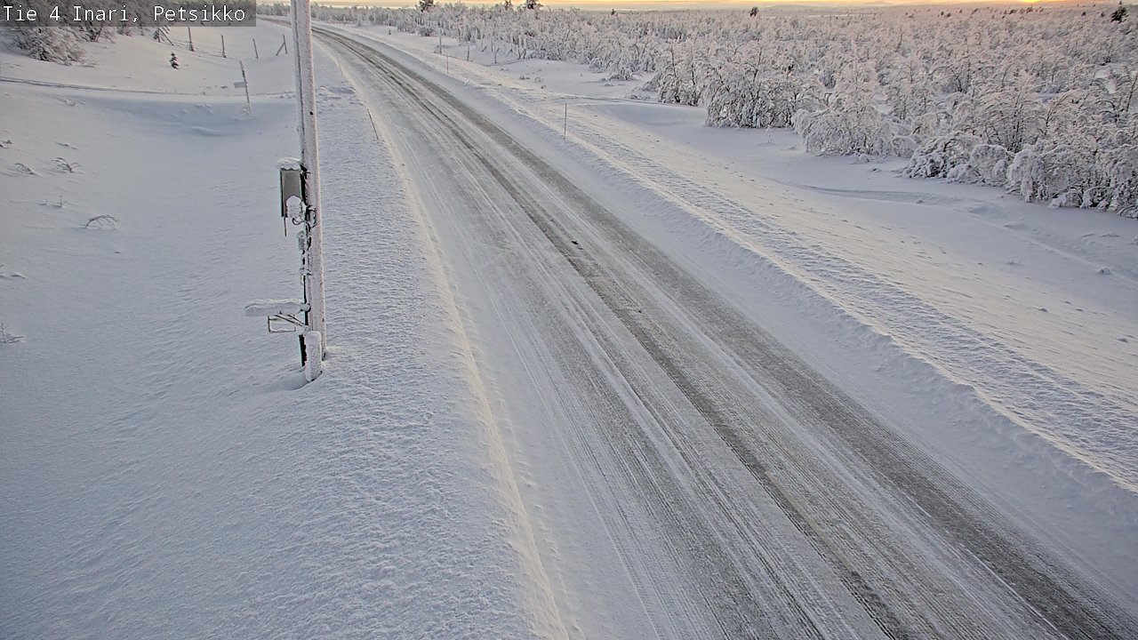 Kelikamerat Kuva Tie 4 Inari, Petsikko, Inari, Lappi