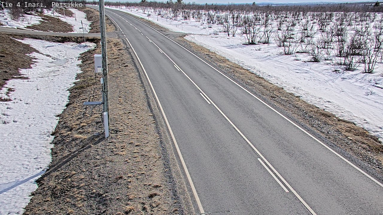 Weather Camera Image Väg 4 Enare, Petsikko, Inari, Lappi