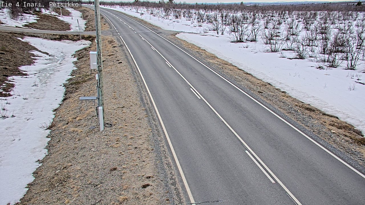 Weather Camera Image Väg 4 Enare, Petsikko, Inari, Lappi
