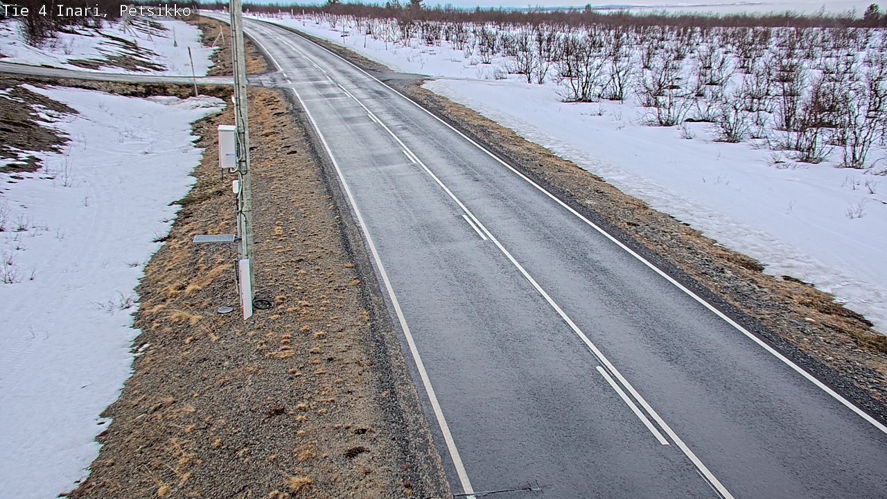Weather Camera Image Väg 4 Enare, Petsikko, Inari, Lappi