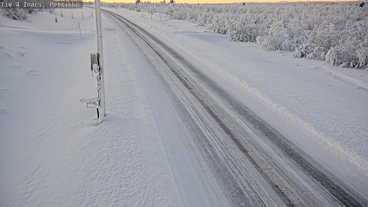 Weather Camera Image Väg 4 Enare, Petsikko, Inari, Lappi