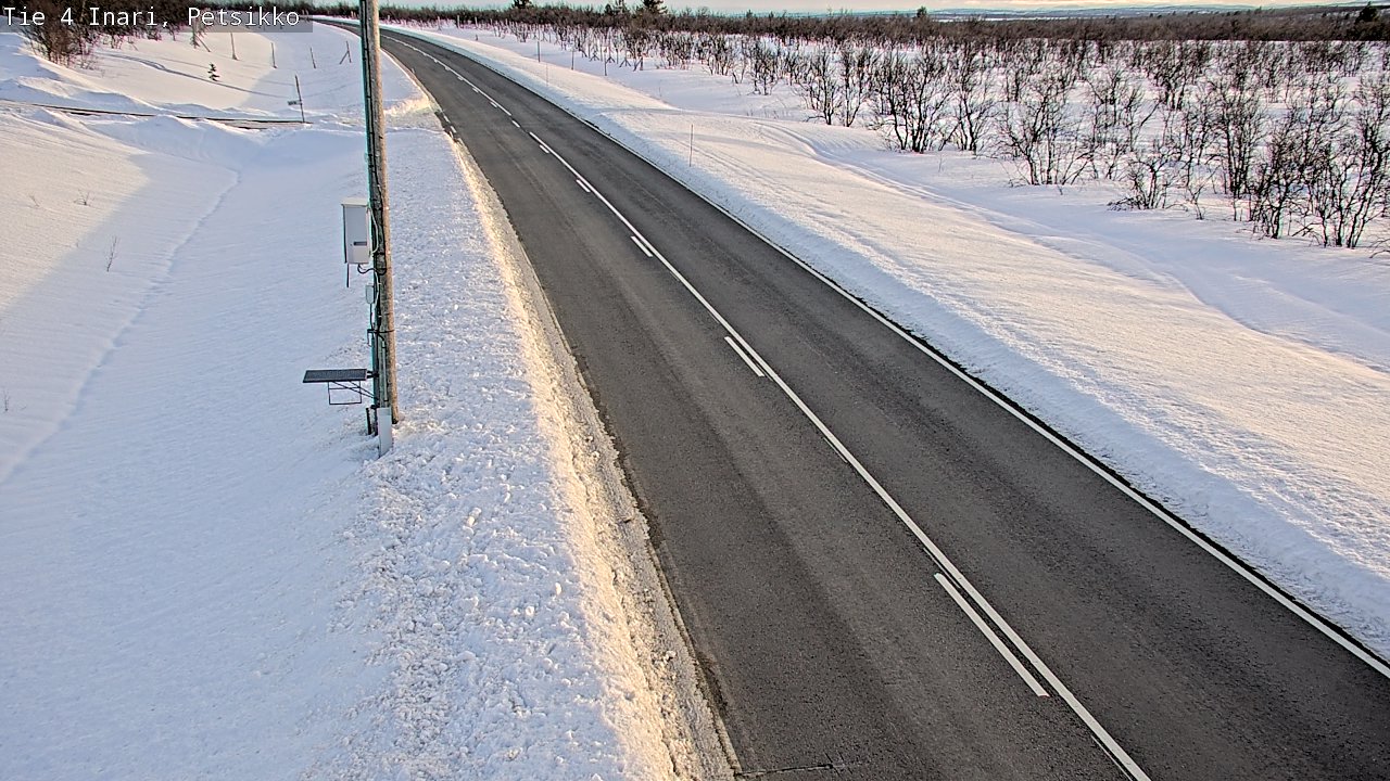 Kelikamerat Kuva Tie 4 Inari, Petsikko, Inari, Lappi