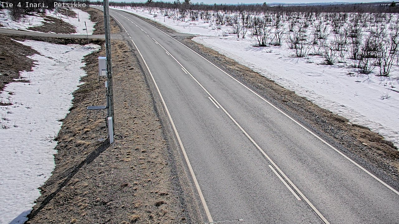Weather Camera Image Väg 4 Enare, Petsikko, Inari, Lappi