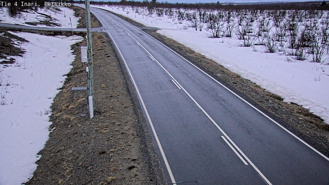 Weather Camera Image Väg 4 Enare, Petsikko, Inari, Lappi