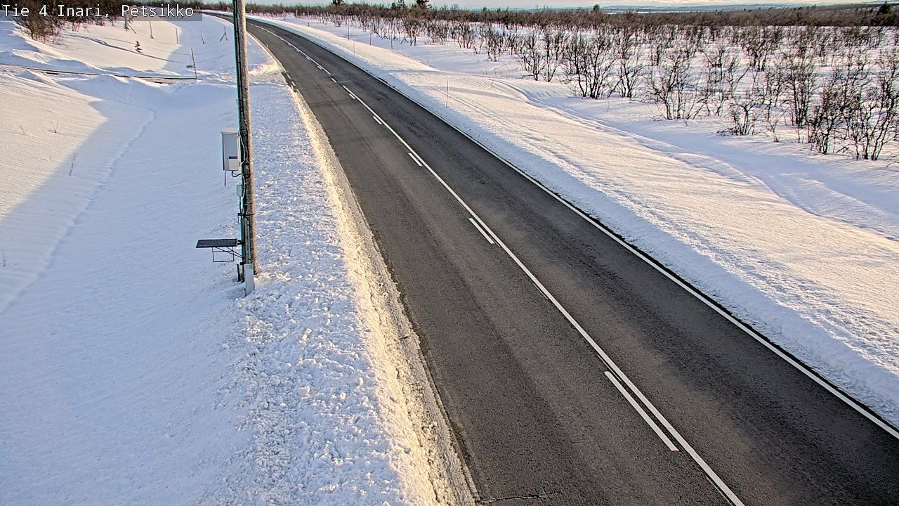 Kelikamerat Kuva Tie 4 Inari, Petsikko, Inari, Lappi