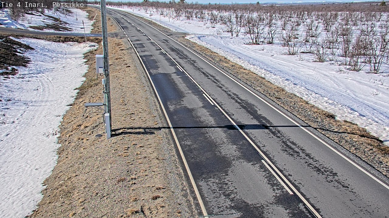 Weather Camera Image Väg 4 Enare, Petsikko, Inari, Lappi