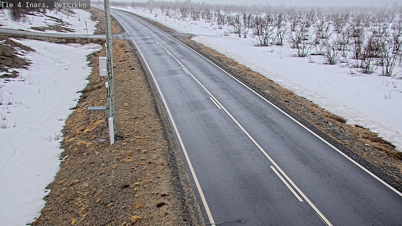 Weather Camera Image Väg 4 Enare, Petsikko, Inari, Lappi