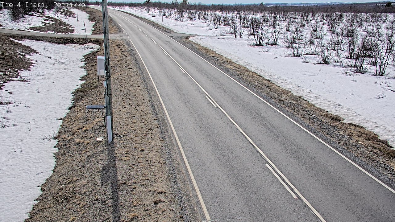 Weather Camera Image Väg 4 Enare, Petsikko, Inari, Lappi