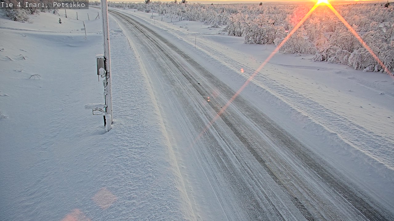 Kelikamerat Kuva Tie 4 Inari, Petsikko, Inari, Lappi