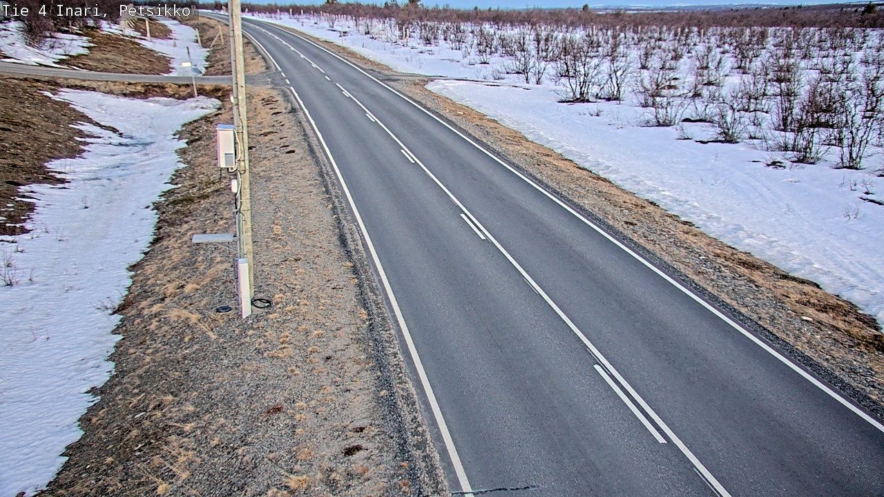 Kelikamerat Kuva Tie 4 Inari, Petsikko, Inari, Lappi
