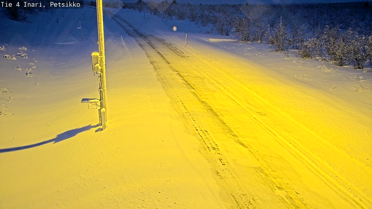 Kelikamerat Kuva Tie 4 Inari, Petsikko, Inari, Lappi