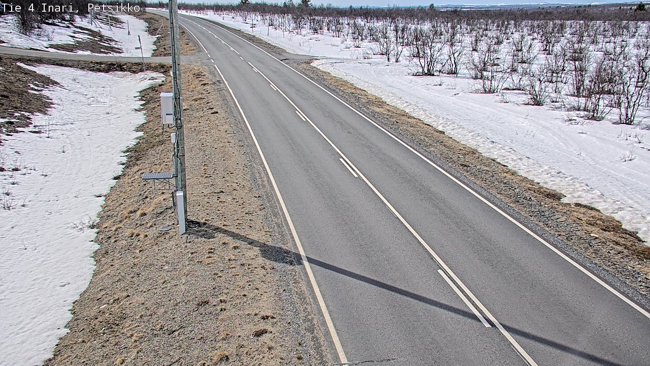 Weather Camera Image Väg 4 Enare, Petsikko, Inari, Lappi