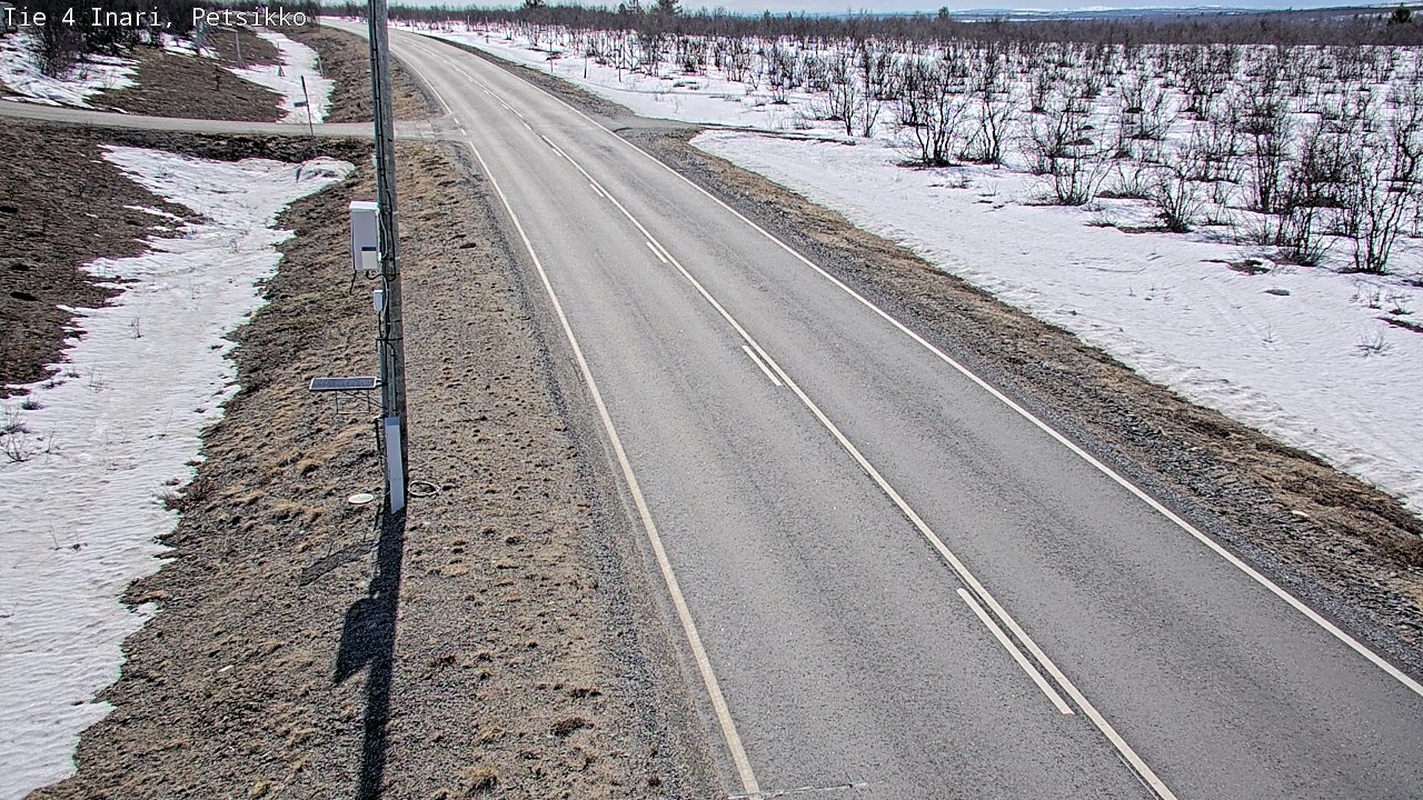Weather Camera Image Road 4 Inari, Petsikko, Inari, Lappi