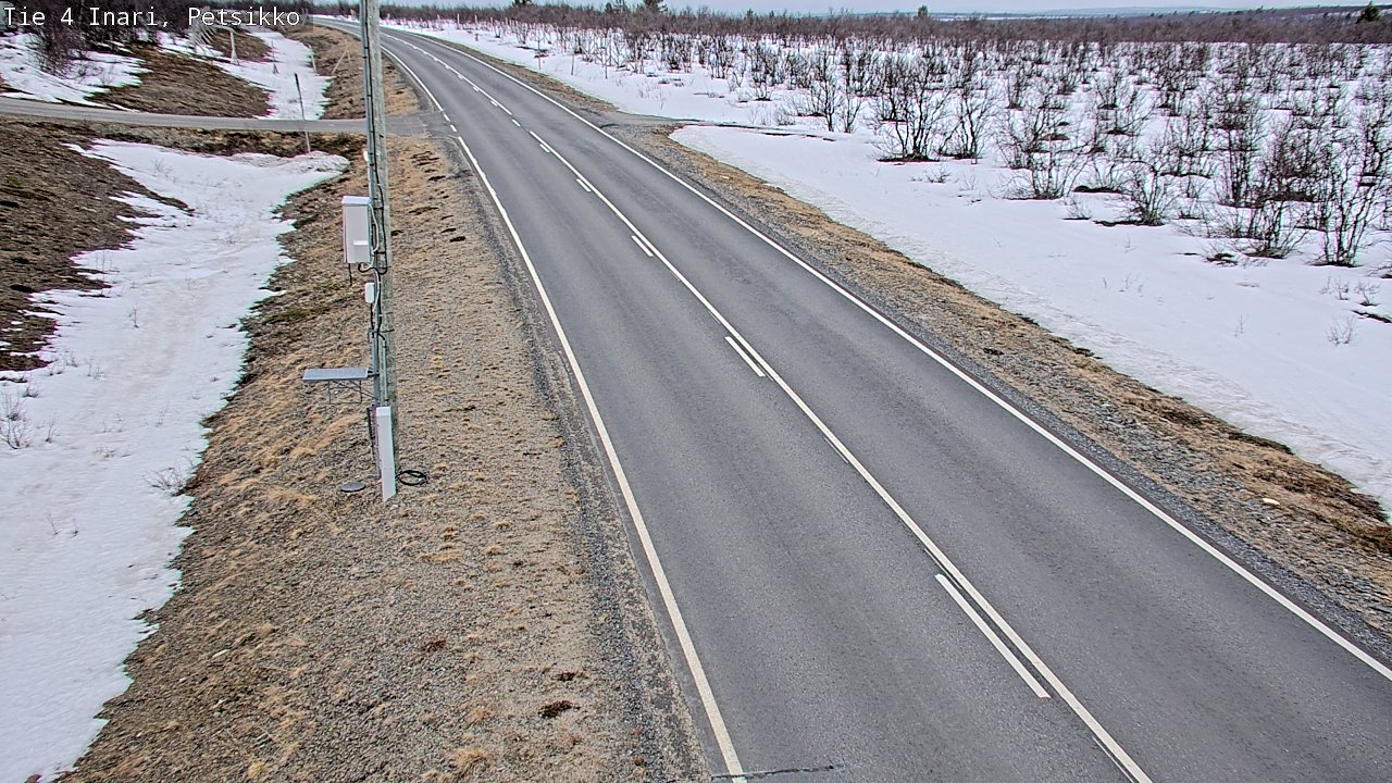 Weather Camera Image Road 4 Inari, Petsikko, Inari, Lappi