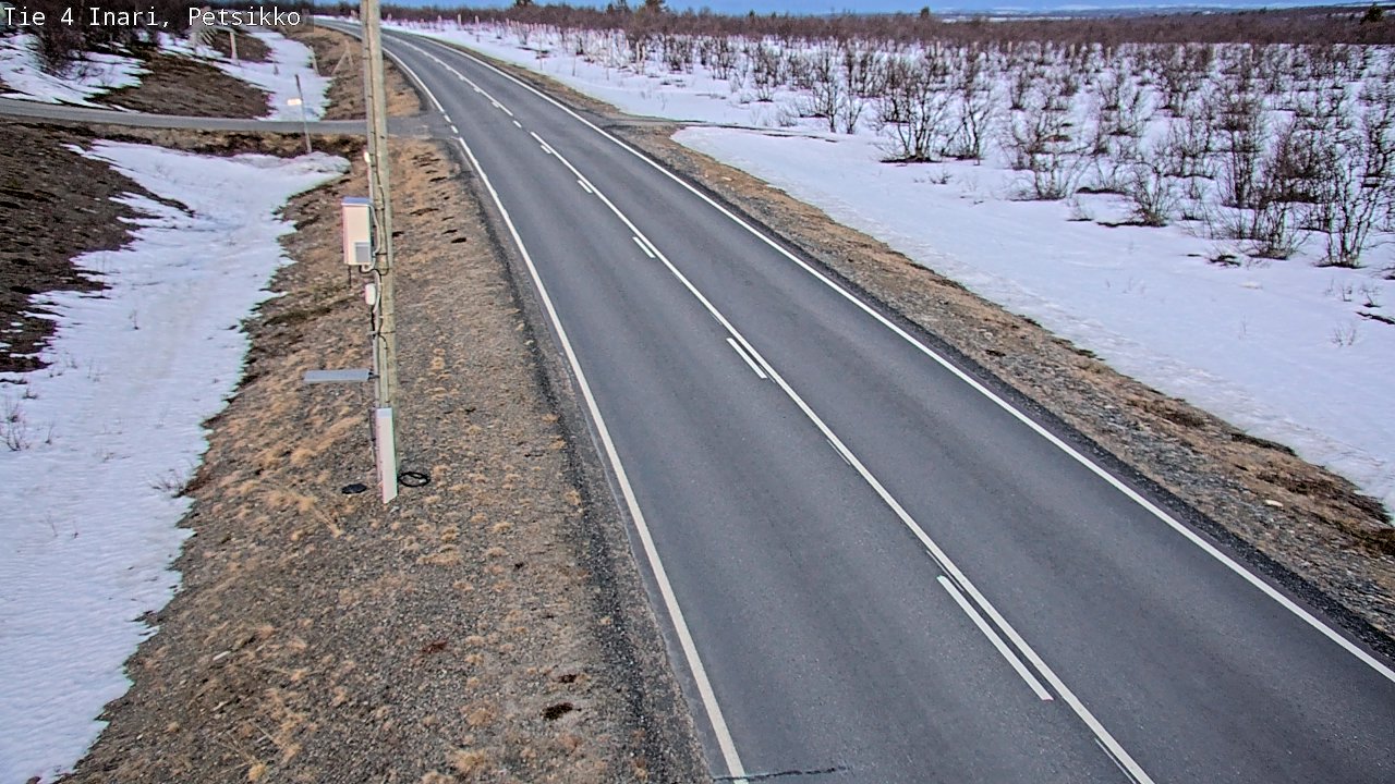 Weather Camera Image Road 4 Inari, Petsikko, Inari, Lappi