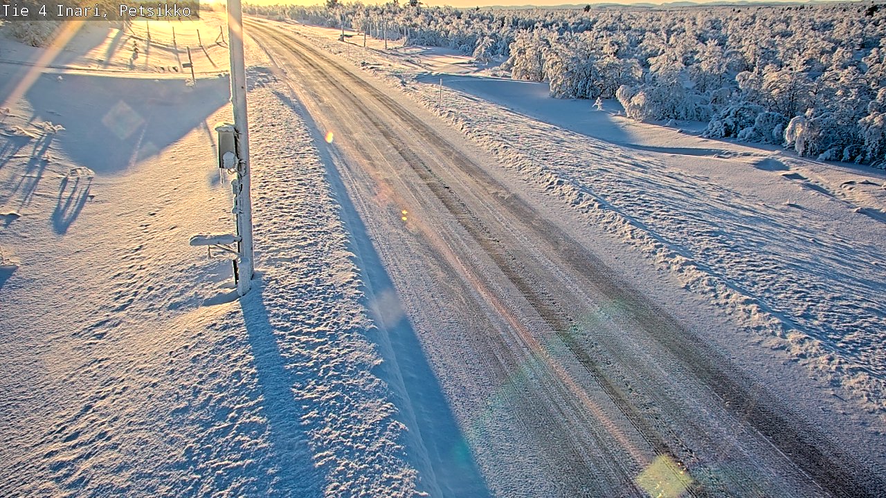 Weather Camera Image Road 4 Inari, Petsikko, Inari, Lappi