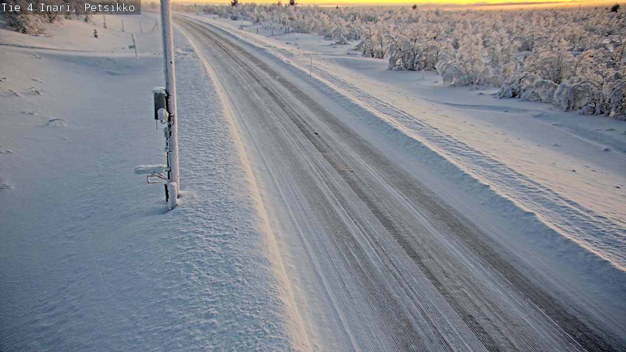 Kelikamerat Kuva Tie 4 Inari, Petsikko, Inari, Lappi