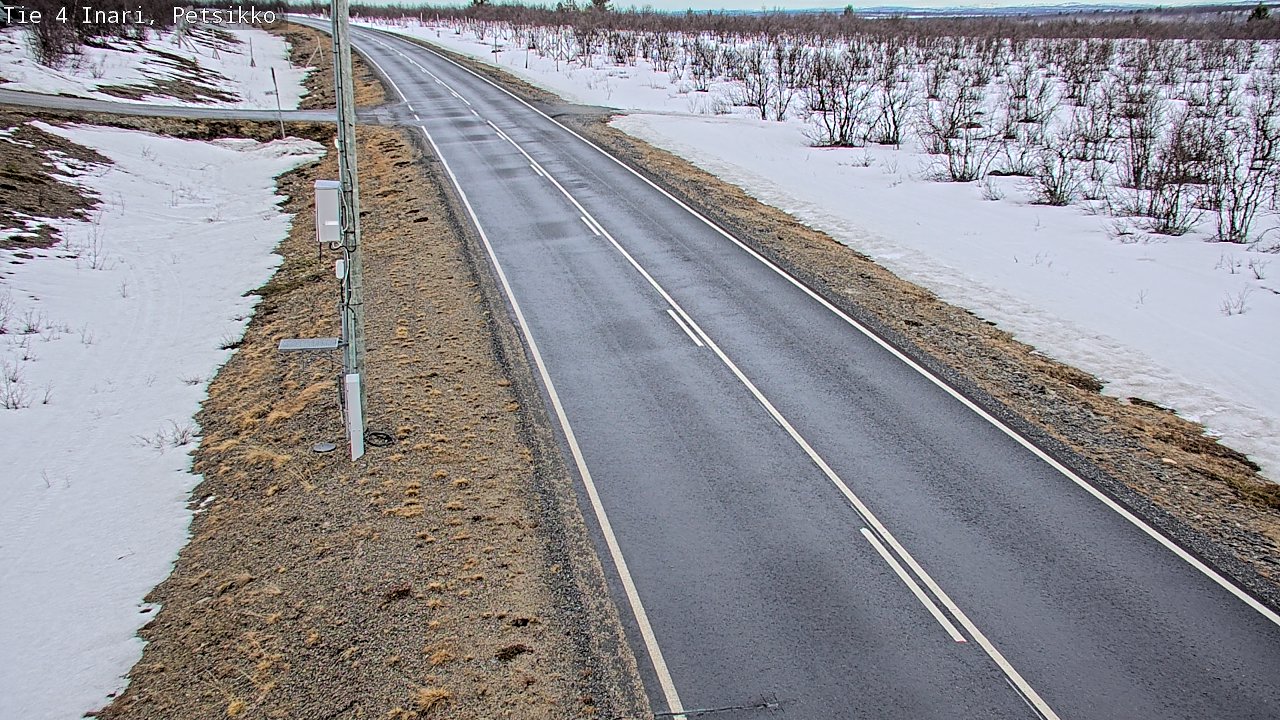 Weather Camera Image Väg 4 Enare, Petsikko, Inari, Lappi