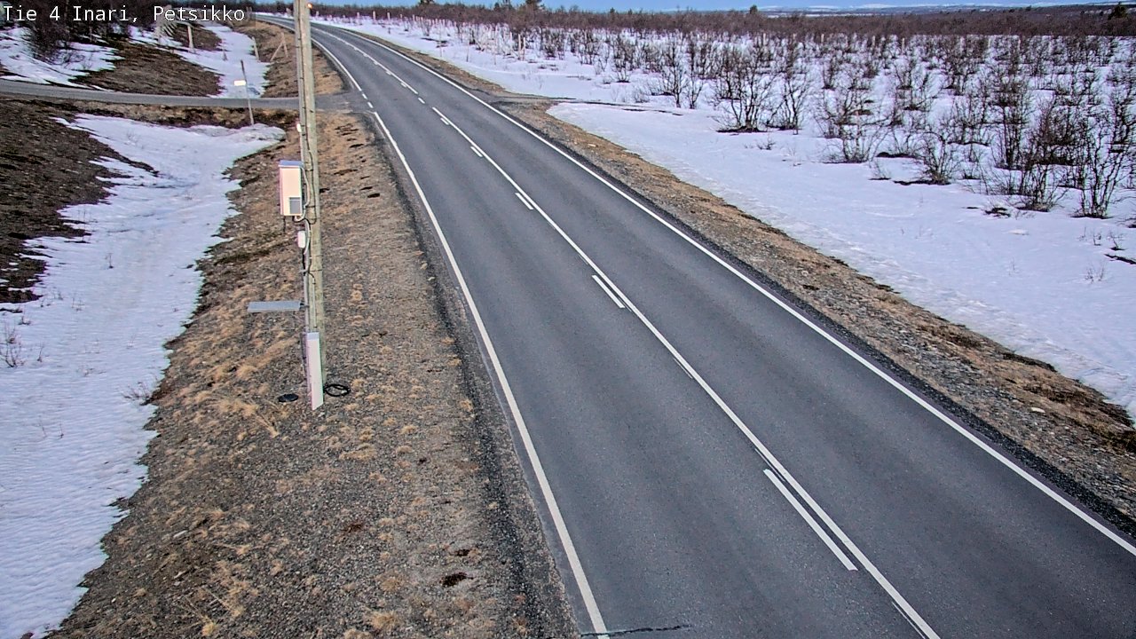 Weather Camera Image Road 4 Inari, Petsikko, Inari, Lappi
