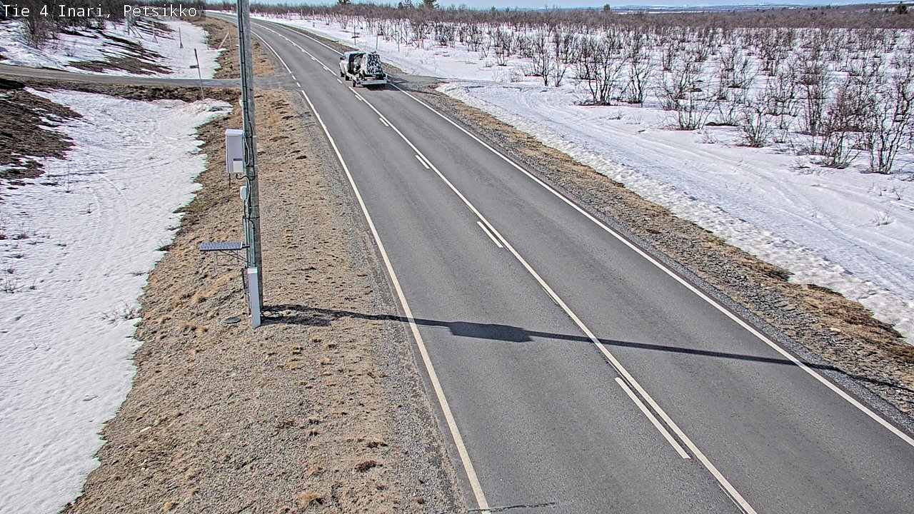 Weather Camera Image Väg 4 Enare, Petsikko, Inari, Lappi