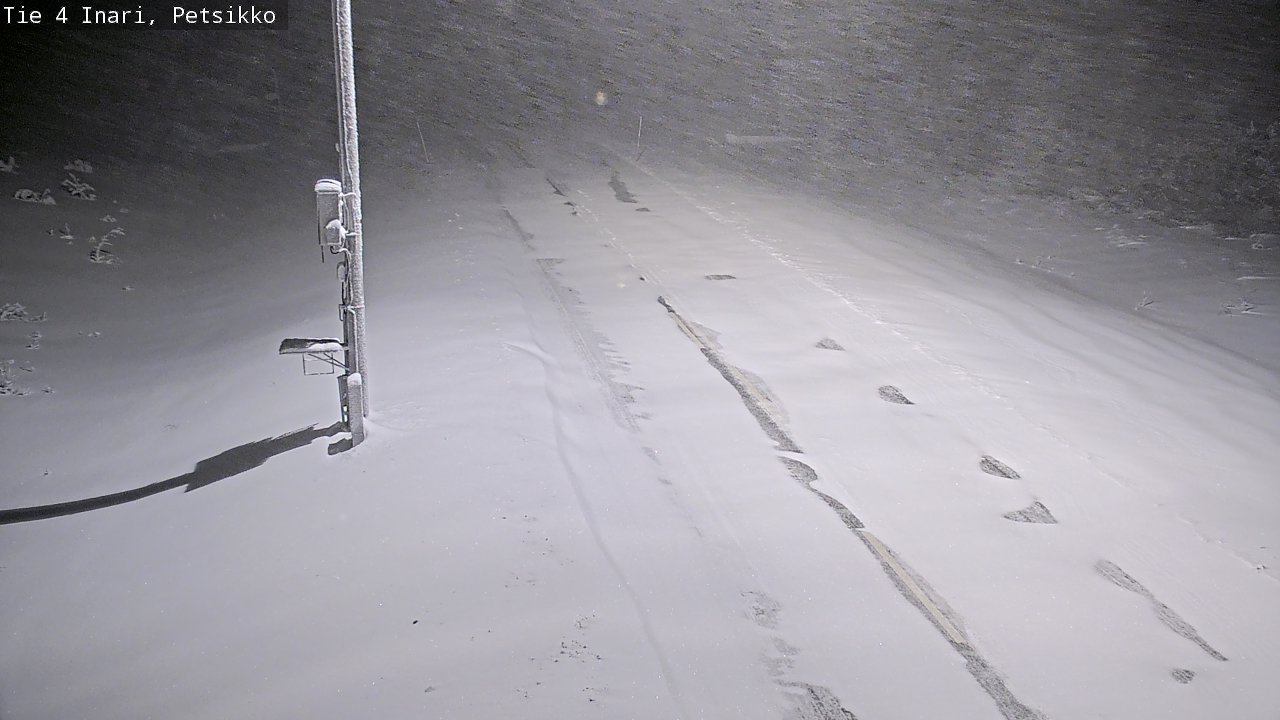 Weather Camera Image Väg 4 Enare, Petsikko, Inari, Lappi