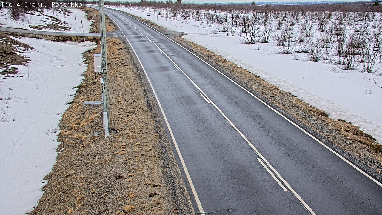 Weather Camera Image Väg 4 Enare, Petsikko, Inari, Lappi