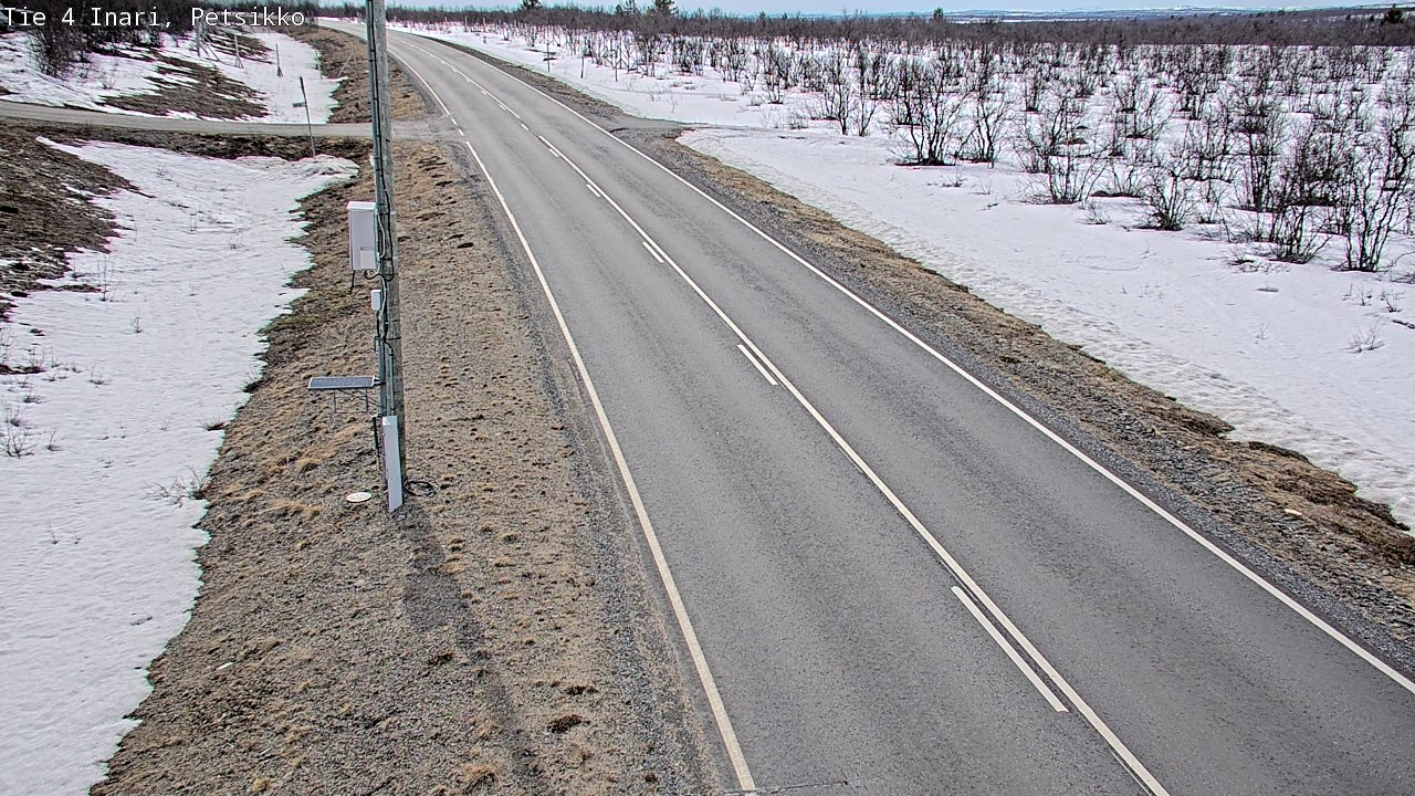 Weather Camera Image Väg 4 Enare, Petsikko, Inari, Lappi