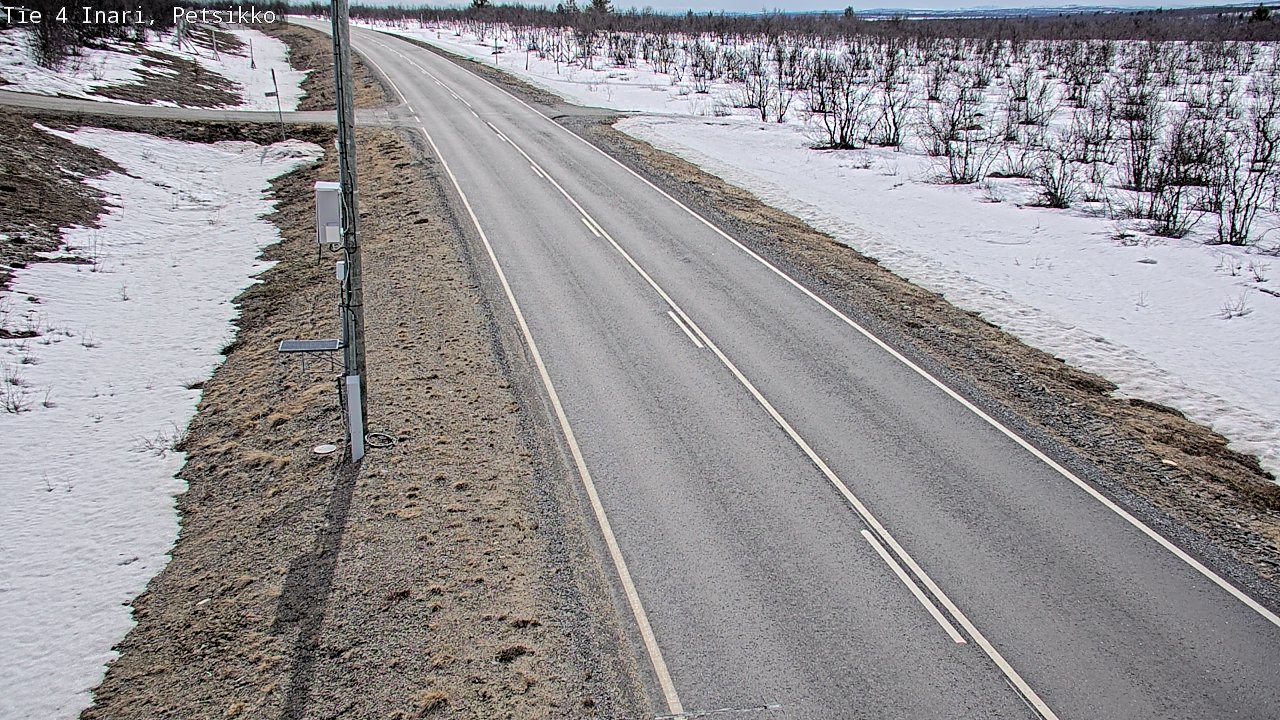 Weather Camera Image Väg 4 Enare, Petsikko, Inari, Lappi