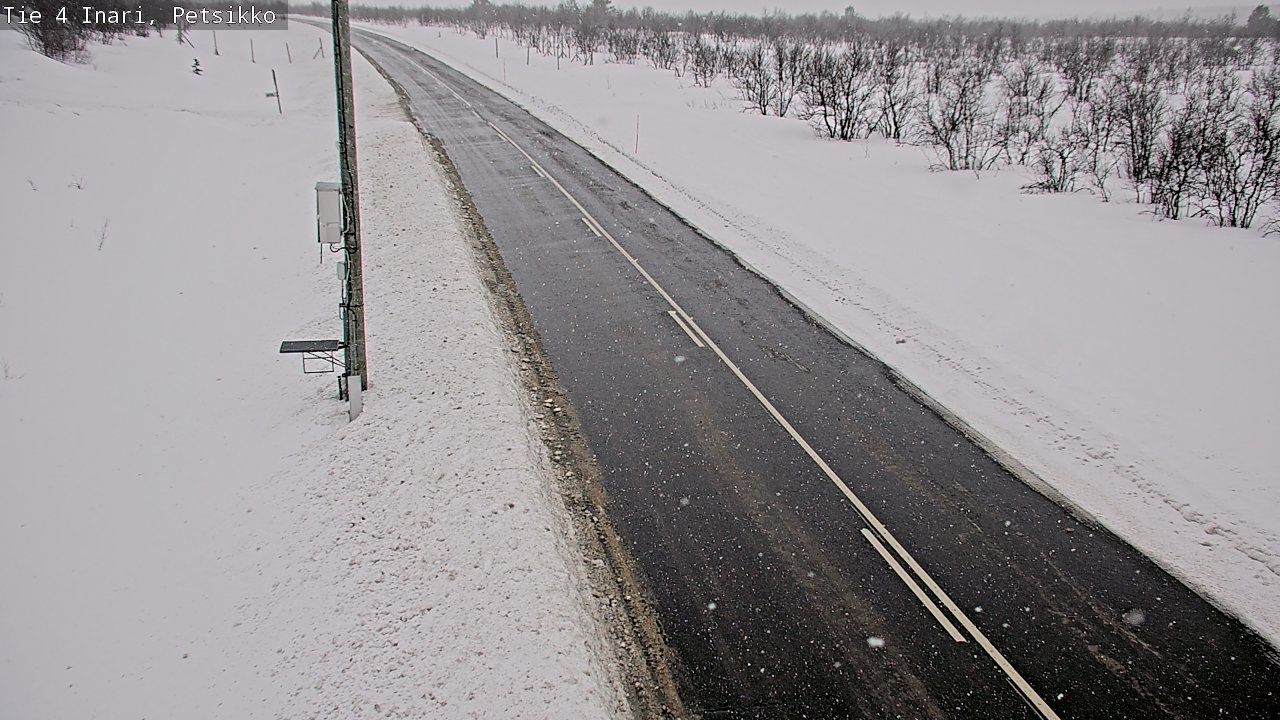 Weather Camera Image Road 4 Inari, Petsikko, Inari, Lappi