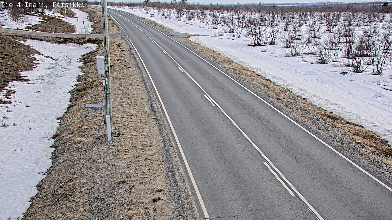 Weather Camera Image Väg 4 Enare, Petsikko, Inari, Lappi