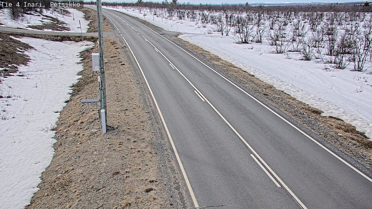 Weather Camera Image Väg 4 Enare, Petsikko, Inari, Lappi