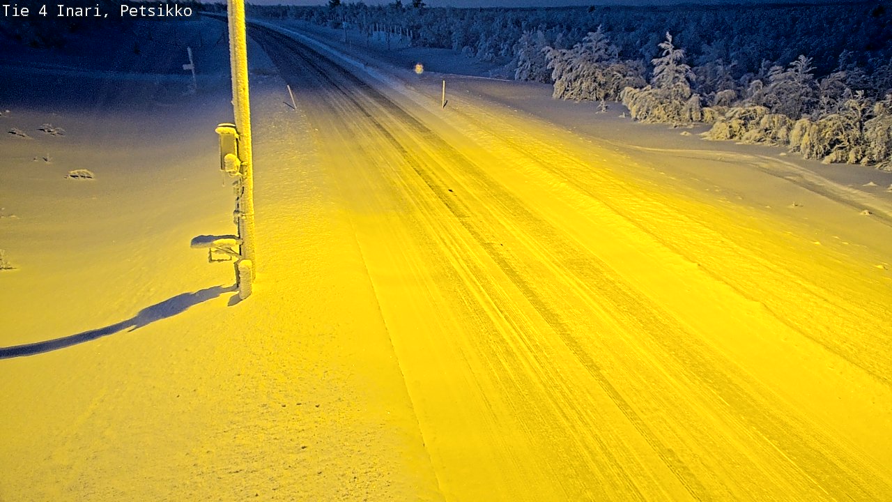 Kelikamerat Kuva Tie 4 Inari, Petsikko, Inari, Lappi