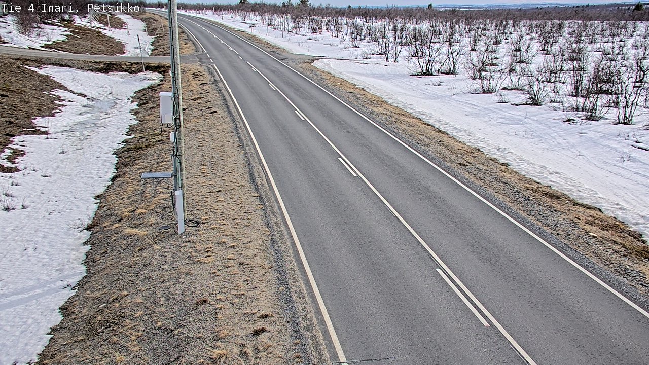 Weather Camera Image Väg 4 Enare, Petsikko, Inari, Lappi
