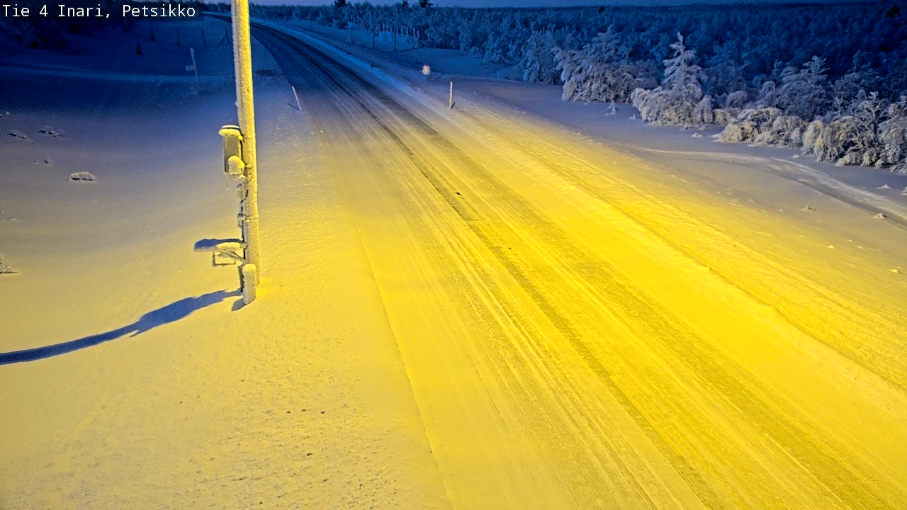 Kelikamerat Kuva Tie 4 Inari, Petsikko, Inari, Lappi