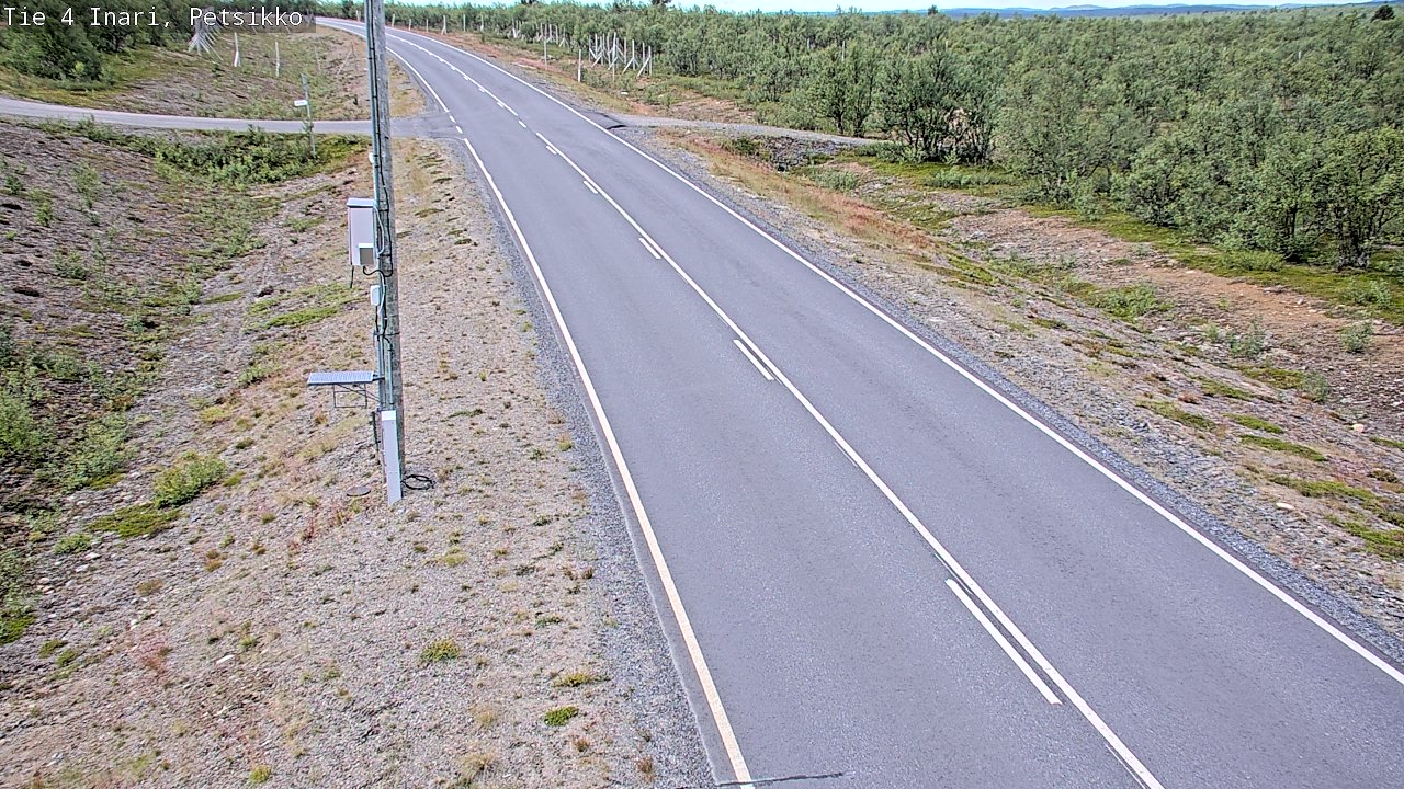 Weather Camera Image Väg 4 Enare, Petsikko, Inari, Lappi