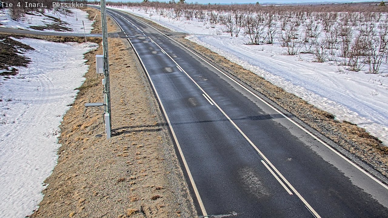 Weather Camera Image Väg 4 Enare, Petsikko, Inari, Lappi