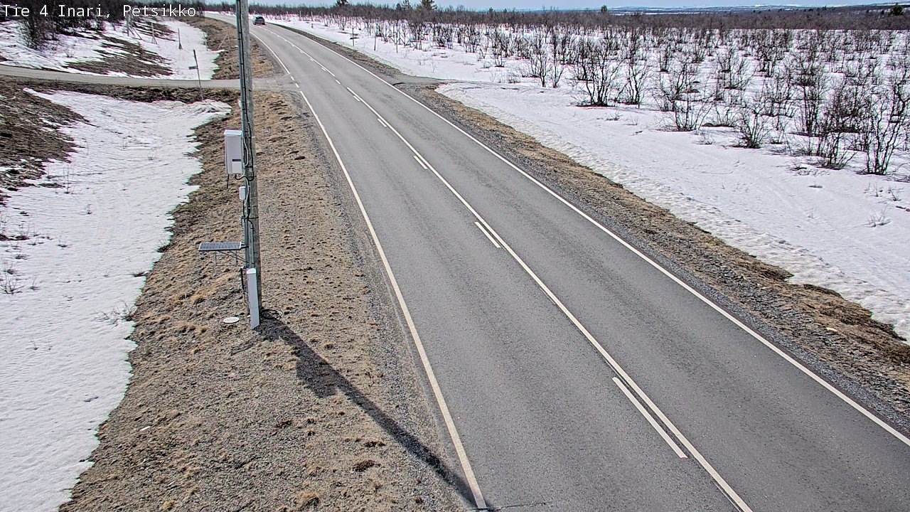 Weather Camera Image Väg 4 Enare, Petsikko, Inari, Lappi