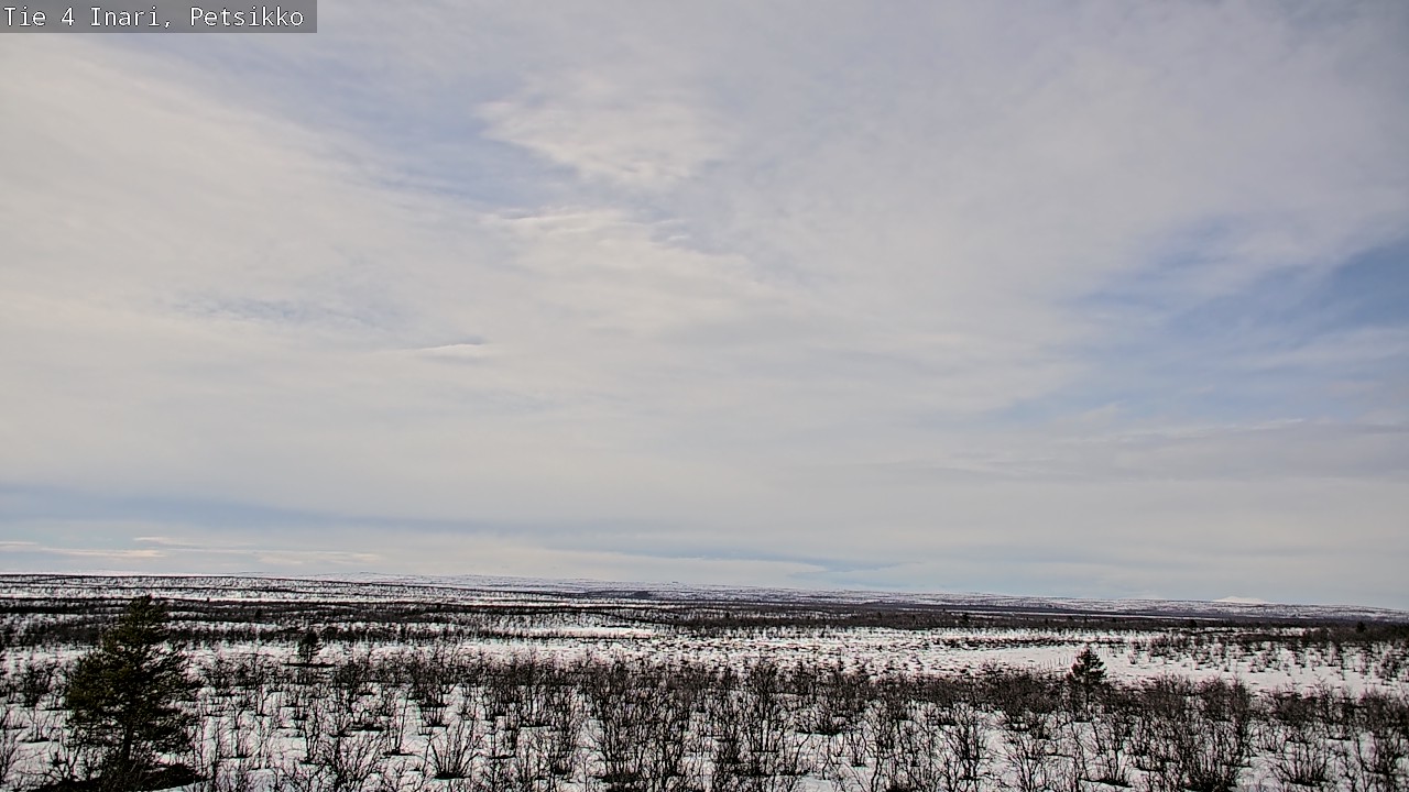 Weather Camera Image Väg 4 Enare, Petsikko, Inari, Lappi