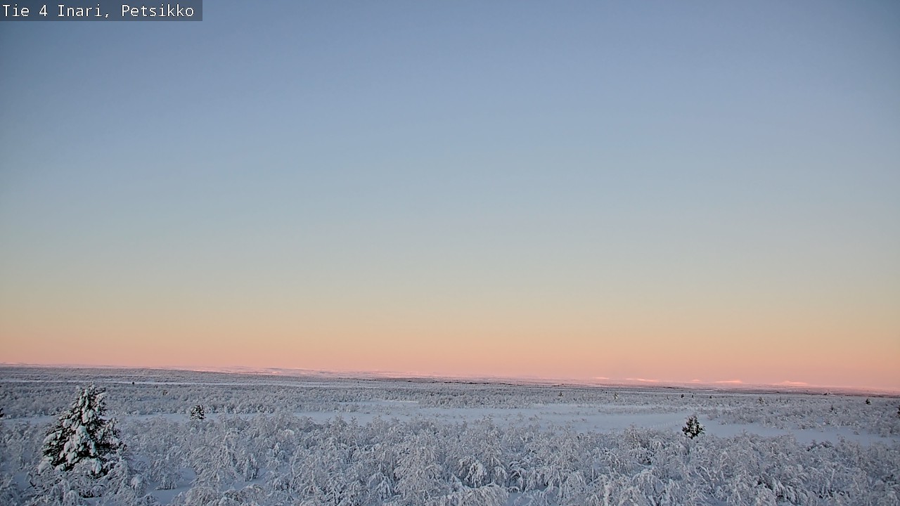 Weather Camera Image Väg 4 Enare, Petsikko, Inari, Lappi