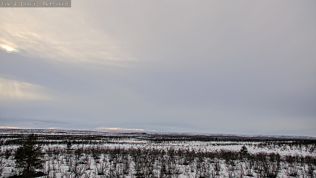 Weather Camera Image Väg 4 Enare, Petsikko, Inari, Lappi
