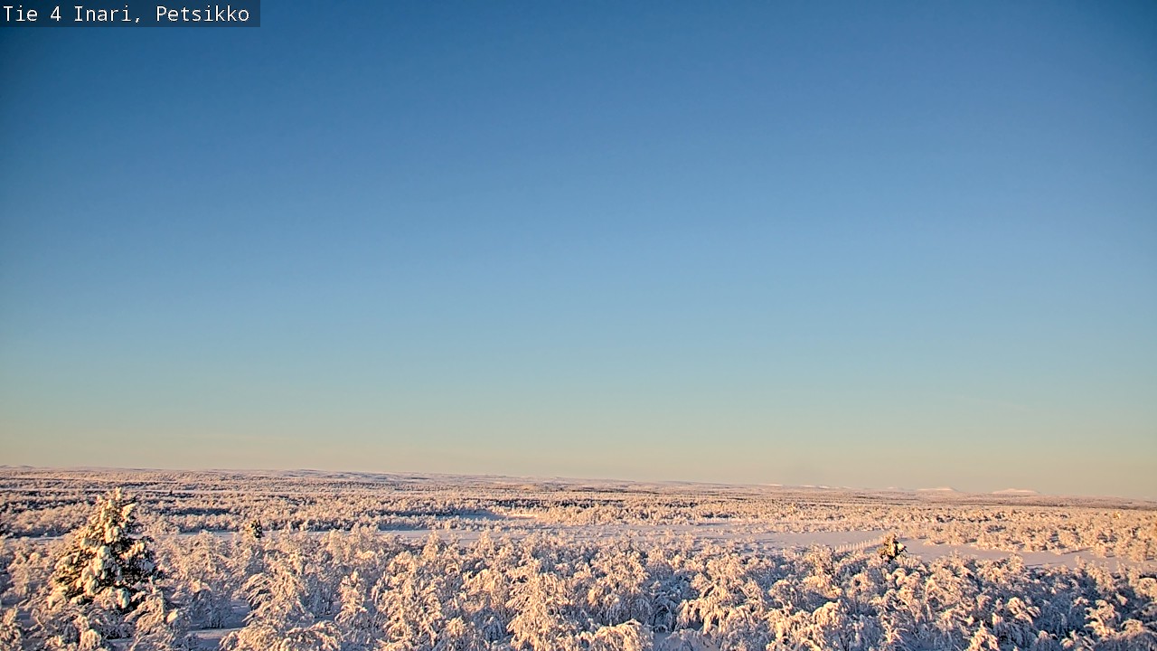 Weather Camera Image Väg 4 Enare, Petsikko, Inari, Lappi